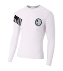 SBSD-WHITE-LS Adult Long Sleeve Crew Compression Jersey 