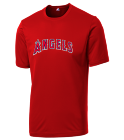 ROMEROCOACH-ROMERO Angels MLB Adult League Team Jerseys - Official Nike MLB Wordmark Poly Tees - N223