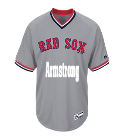 DreA Custom Red Sox Two-Button Jersey - Red-Sox-MAI383