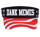 DANK-MEMES Pre Printed Visor Otto Cap