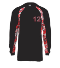 12 Adult Digital Camo Hook Long Sleeve