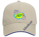 GoDoodlecom--Logo Sandwich Visor Otto Cap