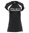 collelo-jersey Ladies V-Neck Two Toned Jersey