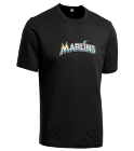 PLAYER-NAME00 Marlins MLB Little League Team Jerseys - Official Nike Youth MLB Wordmark Poly Tees - NY227
