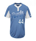 Nate Youth Royals Two-Button Jersey - Royals-MAIY83
