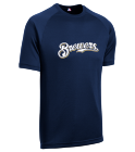 Beehive-Basin Brewers MLB Little League Team Jerseys - Official Nike Youth MLB Wordmark Poly Tees - NY223