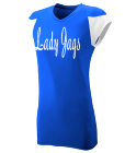 Lady-JagsMalloy Ladies V-Neck Two Toned Jersey