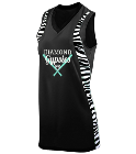 Diamond-Gypies Ladies Racerback V-Neck Jersey