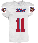 USA11Monsivais11 DISCONTINUED Youth Touchdown Steelmesh Football Jersey -Teamwork Athletic- 1306