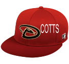 COTTSCOTTS Diamondbacks Flatbill Baseball Hat OCMLB400