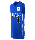 Blue-devils-18 Adult Sleeveless Two Toned Jersey