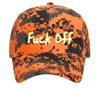 Fuck-Off Camoflauge Hat Otto Cap