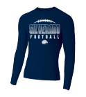 navy-long-sleeve- Adult Long Sleeve Crew Compression Jersey 