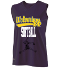 Softball Michigan Wolverines Ladies Sleeveless Softball Jersey