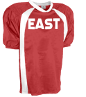 EASTFUDGE DISCONTINUED Youth  Pro-Fit Steelmesh Football Jersey - Teamwork Athletic - 1313