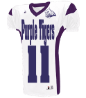 Purple-Tigers11 Adult Football Jersey
