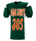 DADE-COUNTY305BADD-AZZ-CHINA305 Adult Two Color Football Jersey