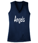 Angels Ladies Wicking V-Neck Jersey