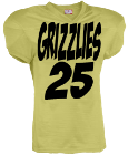 GrayGrizzlies-97Grizzlies-97Grizzlies-25McLaughlin25 DISCONTINUED Youth Touchdown Steelmesh Football Jersey -Teamwork Athletic- 1306
