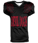 DevilDogs-3 DISCONTINUED Youth Reversible Football Jersey - 1367