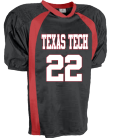 TEXAS-TECH22GEE22 DISCONTINUED Youth  Pro-Fit Steelmesh Football Jersey - Teamwork Athletic - 1313