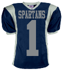 Spartans1 DISCONTINUED Youth Steelmesh Football Jersey - Teamwork Athletic -1317