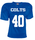 COLTSAJ40COLTSCOLTS DISCONTINUED Youth Flag Football Jersey - Teamwork Athletic - 1311