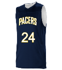 12Rayner24 Indiana Pacers Youth Reversible Basketball Jerseys - A105LY-PACERS