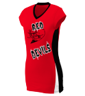RED-DEVILSREDDEVILS Girls Three Colored V-Neck Jersey