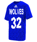 WOLVES32Towns32 Youth Customized Elevate Wicking T-Shirt
