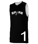 Cam San Antonio Spurs Youth Reversible Basketball Jerseys - A105LY-SPURS