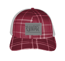 Vintage-girl Plaid Twill/Mesh Snapback