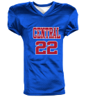 CENTRAL2222 Adult Football Jersey