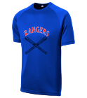 MIDKIFF6 Rangers MLB Adult League Team Jerseys - Official Nike MLB Wordmark Poly Tees - NY234