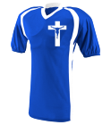 team-Jesus Adult Two Color  Raglan Football Jersey