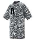 2018FALL12U Youth Digi Camo Wicking Two-Button Jersey