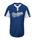 5 Custom Dodgers Two-Button Jersey - Dodgers-MAI383