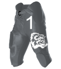 flash Youth One Color Integrated Football Pants  - 688DY