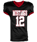 Mustangs-12 Adult Football Jersey