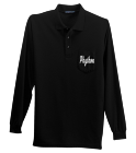 Phython-Heat-1 Adult Silk Long Sleeve Polo Shirt With Pocket