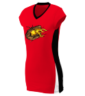 SOFTBALL-GLOVE Girls Three Colored V-Neck Jersey