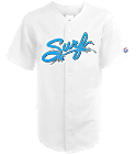 Surf-1 Tubby DISCONTINUED Teamwork Athletic Full Button Baseball Jersey   -    1221B