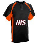 HIS-3-36PITCHER-6PITCHER Two Button Baseball Henley
