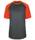 13BURKHOLDER13 Adult Heathered Sport Tee