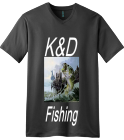 KDFishing Womens 100% Cotton T-Shirt