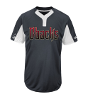 Dbacks Custom Dbacks Two-Button Jersey -  Dbacks-MAI383