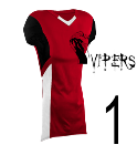 Vipers DISCONTINUED Adult Takeaway Football Jersey - 1378