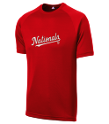 8Gages-Mom- Nationals MLB Adult League Team Jerseys - Official Nike MLB Wordmark Poly Tees - N223