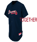 99 Braves Full Button Baseball Jersey - Adult MAHD6840