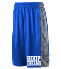 hoops-dreams-royal Adult Geo Print Shorts